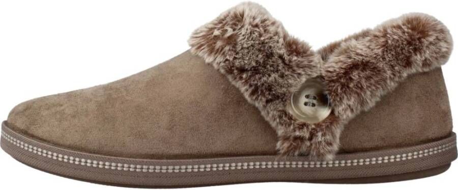 Skechers Gezellig Kampvuur Pantoffels Brown Dames