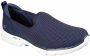 Skechers Go Walk 6 Clear Virtue 124505 NVY Vrouwen Marineblauw Sneakers Sportschoenen - Thumbnail 2