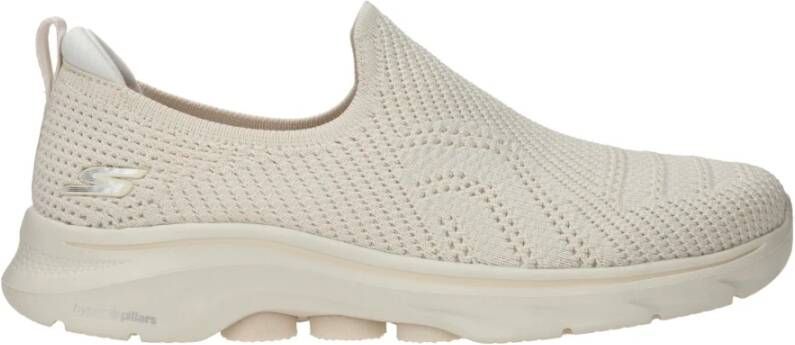 Skechers Go Walk 7 Amina Vegan instapper Beige Dames