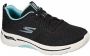 Skechers GO Walk Arch FIT Sneaker Zwart Dames - Thumbnail 2