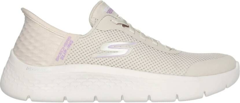 Skechers Go Walk Flex Grand Entry Sneakers Beige Dames