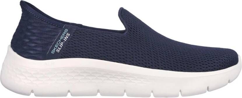 Skechers Blauwe Go Walk Damesschoenen Blauw Dames