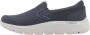 Skechers GO Walk Flex Reque Sneakers Blue Heren - Thumbnail 1