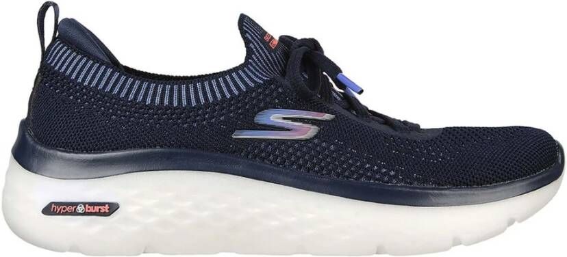 Skechers Go Walk Hyper Burst Moon wa Sneakers Blue Dames