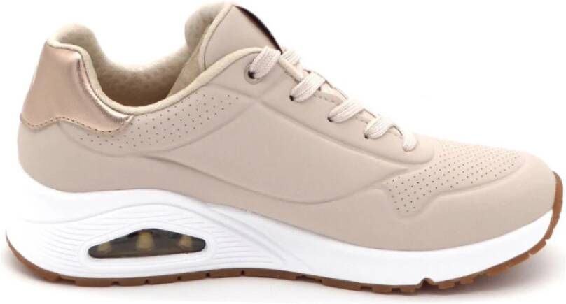 Skechers Gouden Air Stijlvolle Sneakers Beige Dames