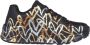 Skechers Uno Lite Metallic Love Sneakers Zwart - Thumbnail 1