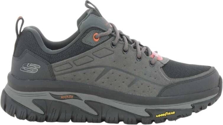 Skechers Grijze Arch Fit Road Walker Schoenen Black Heren