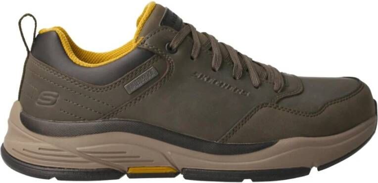 Skechers Relaxed Fit Benago Hombre Waterproof Wandelschoenen Heren Groen