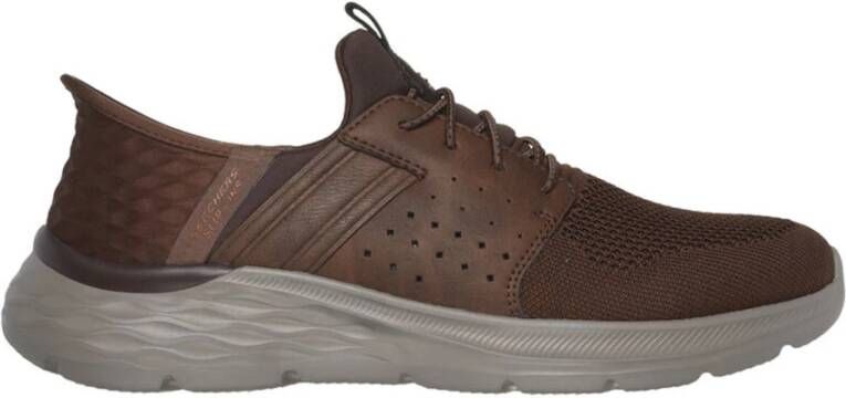 Skechers Hands Free Slip-ins Relaxed Fit Brown Heren