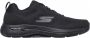 Skechers GO WALK ARCH FIT-IDYLLIC Mens Black Black - Thumbnail 2