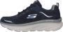 Skechers Heren Dlux Walker Sneakers Blauw Heren - Thumbnail 2