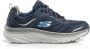 Skechers Heren Dlux Walker Sneakers Blauw Heren - Thumbnail 4