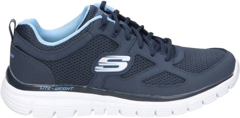 Skechers Burns Agoura Blauw Hardloopschoenen voor heren