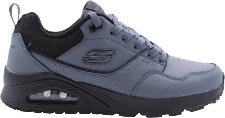 Skechers Husas Stijlvolle en Comfortabele Sneakers Grijs Heren