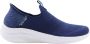 Skechers Ultra Flex 3.0 Smooth Step 149709-NVY Vrouwen Marineblauw Sneakers Sportschoenen - Thumbnail 3