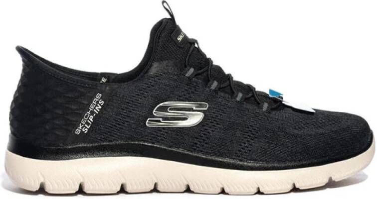 Skechers Key Pace Slip-On Sneakers Zwart Black Heren