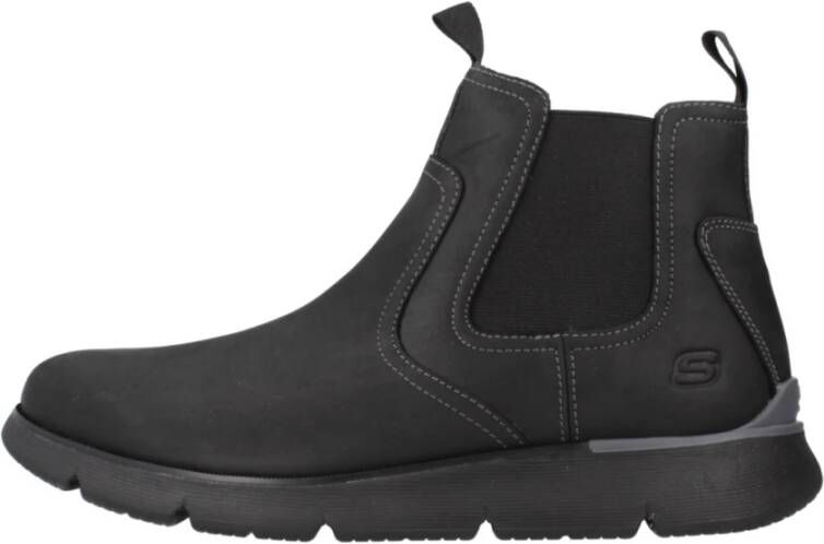 Skechers Klassieke Chelsea Boots Augustino Paulo Black Heren