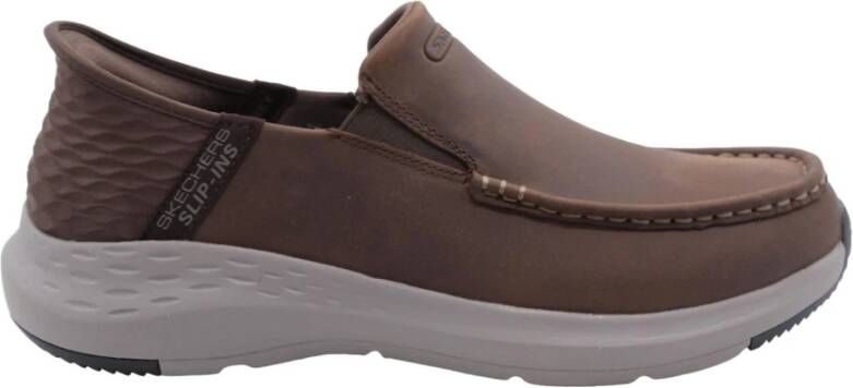 Skechers Klassieke Mocassin Schoenen Brown Heren