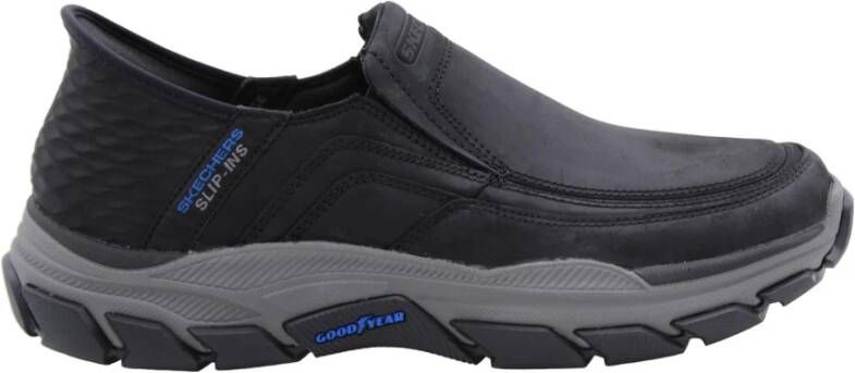 Skechers Klassieke Mocassin Schoenen voor Heren Black Heren