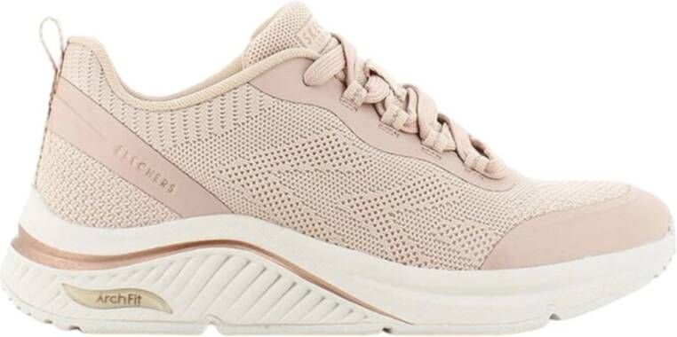 Skechers Bastin Stijlvolle Sneakers voor Dames Beige Dames