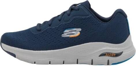 Skechers Lage Sneakers Blue Heren