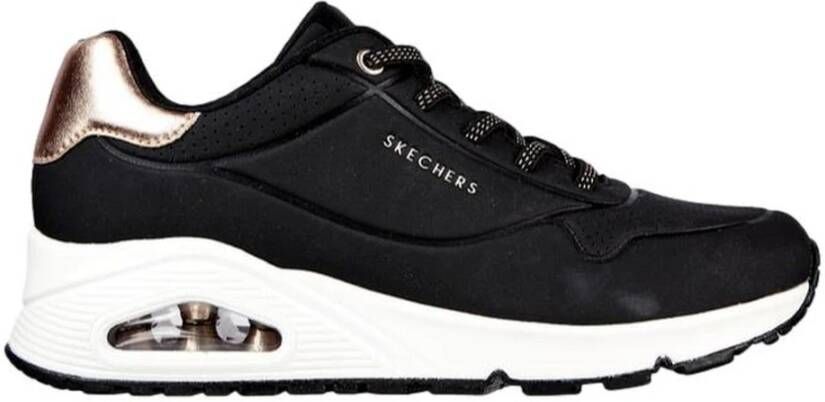 Skechers Sneakers 155196 Blk UNO Shimmer Away Zwart Dames