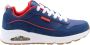 Skechers Mars Sneaker Blue Heren - Thumbnail 1