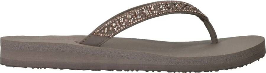 Skechers Meditation Butterfly Garden Vegan slipper Beige Dames