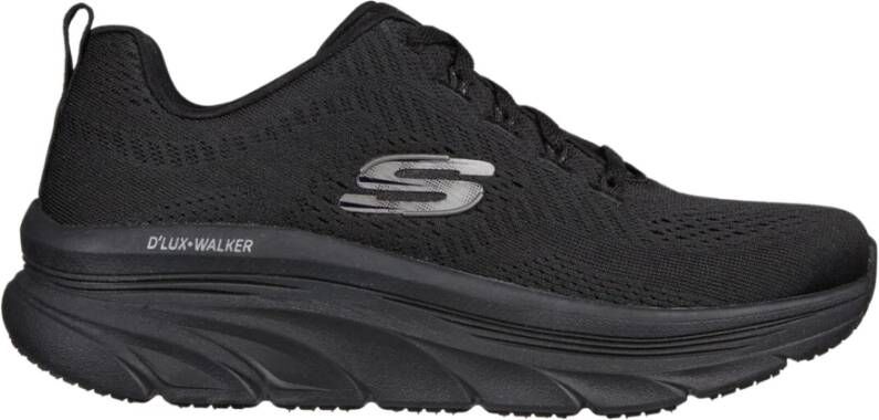 Skechers Mesh Glam Comfort Sneaker Black Dames