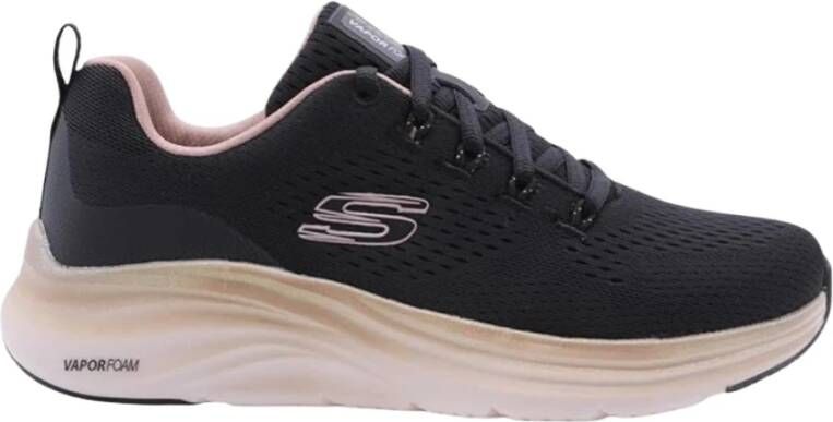 Skechers Sneakers VAPOR FOAM-MIDNIGHT GLIMMER in vegan verwerking vrijetijdsschoen halve schoen veterschoen