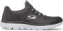 Skechers Summits Itz Bazik dames sneakers Grijs Extra comfort Memory Foam - Thumbnail 2