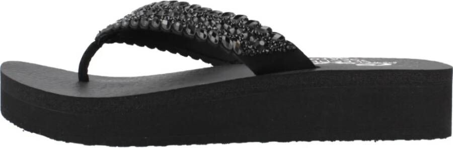 Skechers Teenslippers VINYASA-LOVELY OASIS met glanzende siersteentjes