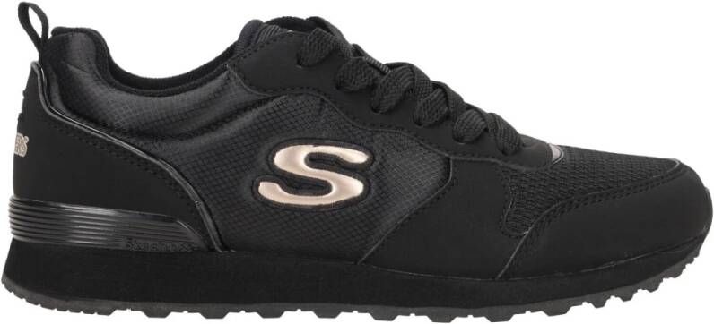 Skechers Sportieve Mesh Sneaker met Air-cooled Memory Foam Zwart Dames