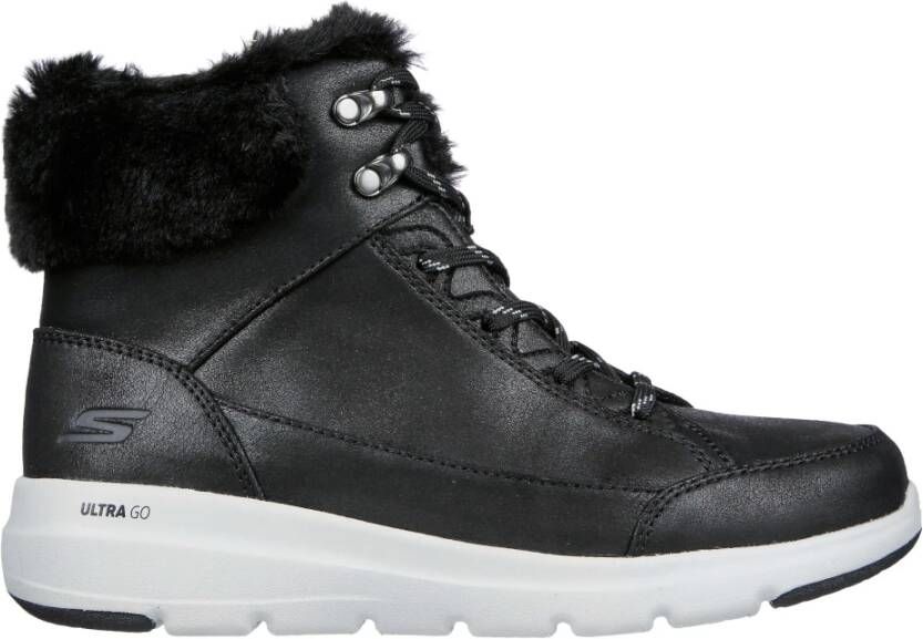 Skechers On-the-GO Glacial Ultra Trend Up Enkellaarzen Black Dames