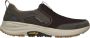 Skechers Goodyear Double Gore Slip On Sneakers Brown Heren - Thumbnail 2