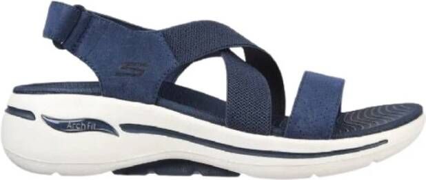 Skechers Go Walk Arch Fit Sandalen Dames Blauw