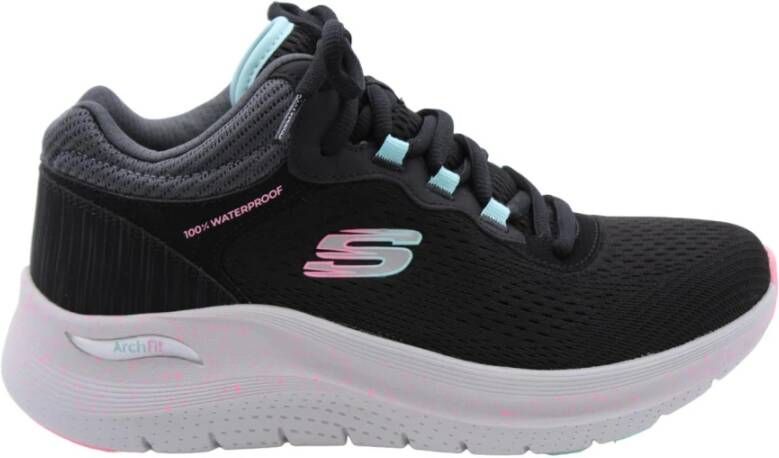 Skechers Quiche Sneaker voor een stijlvolle uitstraling Black Dames