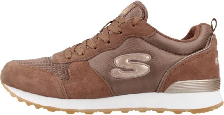 Skechers Retro Sneakers Goud Meisje Brown Dames