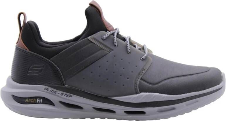 Skechers Ryder Stijlvolle Heren Sneakers Grijs Heren