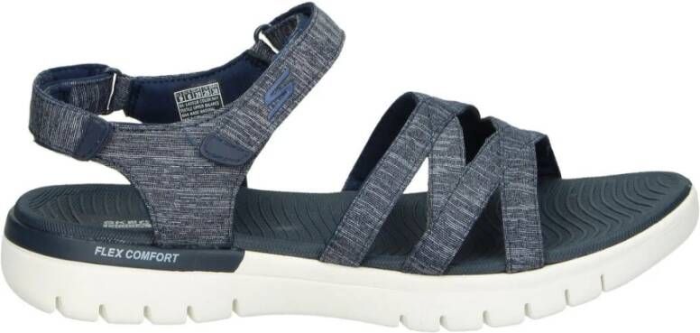 Skechers Sandalen Blauw Dames