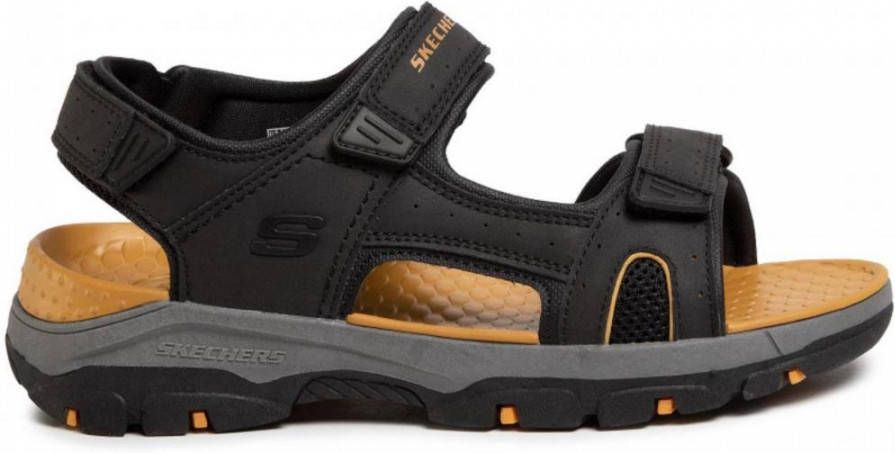 Skechers Tresmen-Hirano 204106-BLK Mannen Zwart Sportsandalen