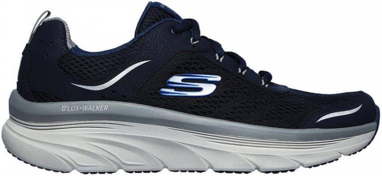 Skechers Heren Dlux Walker Sneakers Blauw Heren