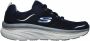 Skechers Heren Dlux Walker Sneakers Blauw Heren - Thumbnail 1