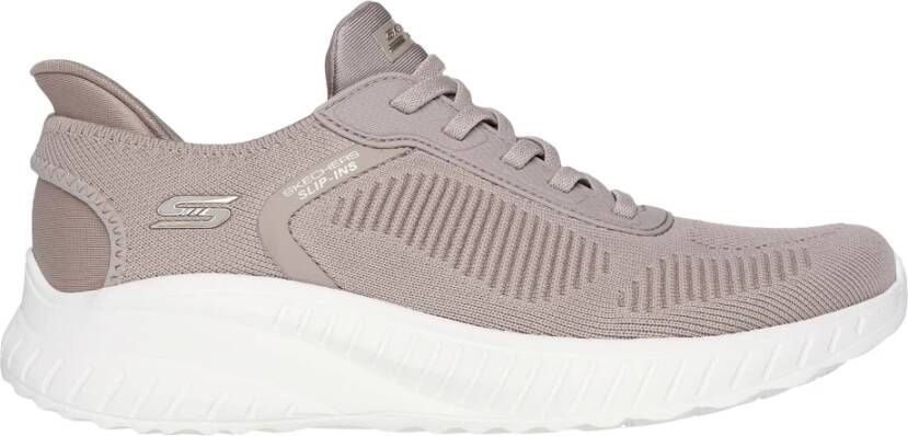 Skechers Slip-Ins: Bobs Sport Squad Sneakers Beige Dames