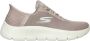 Skechers Go Walk Flex Grand Entry Slip-Ins Sneakers Dames Taupe - Thumbnail 9