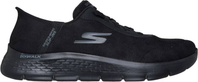 Skechers Slip Ins Go Walk Flex Smooth Motion Sneakers Black Heren