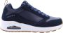 Skechers Blauwe Suède Casual Sneaker met Air-cooled Memory Foam Blauw Heren - Thumbnail 10