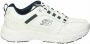 Skechers Heren Leren Synthetisch Textiel Sneakers White Heren - Thumbnail 1