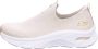 Skechers Beige Slip-On Arch Fit Sneaker Beige Dames - Thumbnail 1