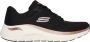 Skechers Sneakers Black Dames - Thumbnail 1